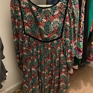 Floral fall dress from Anthro
